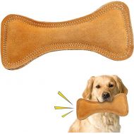 Ethical Pets Dura Fused Leather Bone Dog Toy, 7-Inch