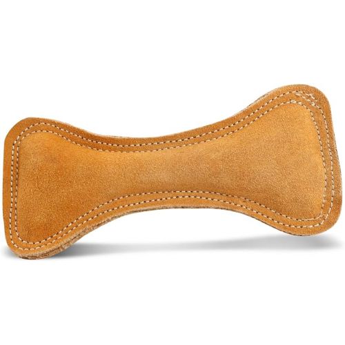  SPOT Ethical Pets Dura Fused Leather Bone Dog Toy, 7-Inch