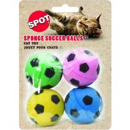 SPOT Ethical Sponge Soccer Balls Cat Toy, 4-Pack