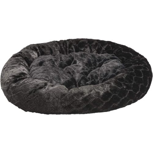  Ethical Pets Sleep Zone Diamond Cut Lounger Black - Pet Bed for Medium Size Dogs - Attractive, Durable, Comfortable, Washable by SPOT, 27x21 (32999)