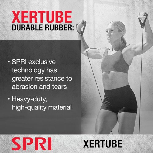  SPRI Xertube Resistance Bands Exercise Cords (All Exercise Bands Sold Separately)
