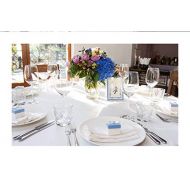 SPRINGROSE Ecoluxe 90 Inch Round White Tablecloth 10 Set | Sleek & Elegant Touch, Crease &...