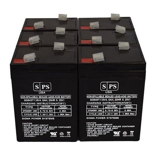  Japan PE6V4 Sealed Lead Acid AGM VRLA - Replacement Battery (6 Pack) SPS Brand