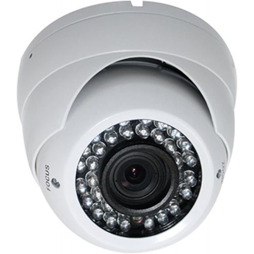  SPT INS-D1200W Outdoor 3 Axis IR Dome Camera, 1000TVL 2.8mm to 12mm Varifocal Lens, 36 Pieces LED (White)