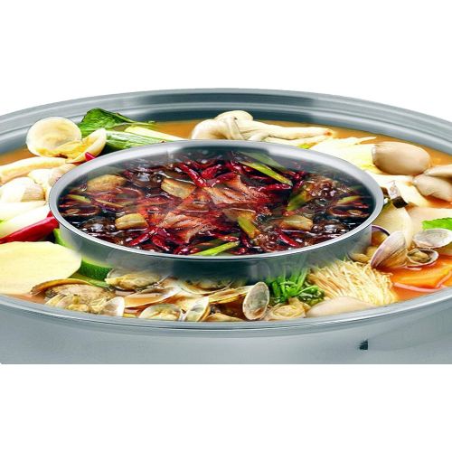  [아마존베스트]SPT SS-303 Pot Electric Shabu, 5-quart, Stainless Steel and Black