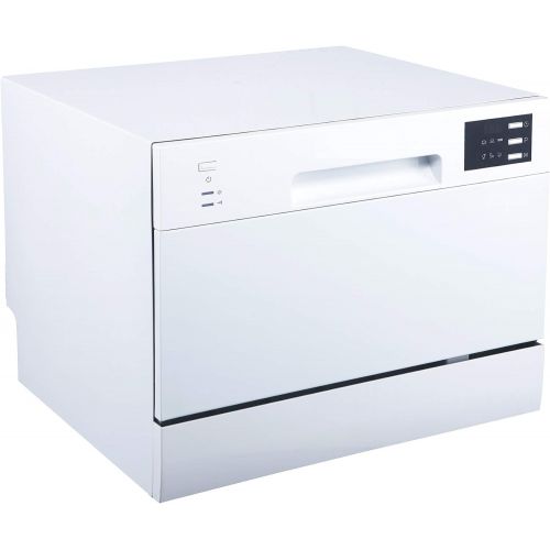  SPT SD-2225DW Countertop Dishwasher with Delay Start & LED, White, White