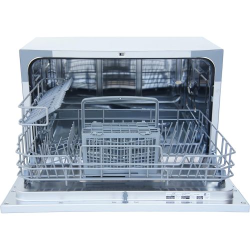  SPT SD-2225DW Countertop Dishwasher with Delay Start & LED, White, White