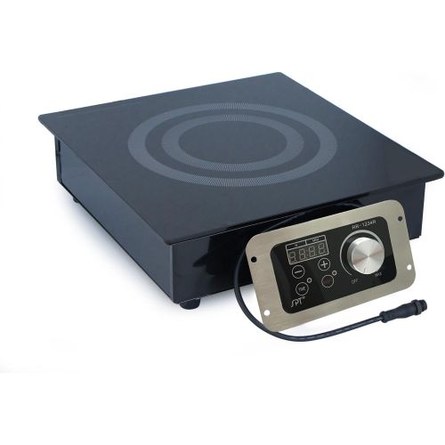  SPT RR-1234R 1400W Built-In Radiant Cooktop (Commercial Grade), Black