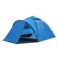 SPTAIR 3-4 Persons Large Pop up Tent Waterproof Family Hiking Tent Opens Instantly in Seconds Camping Automatic Tent Blue