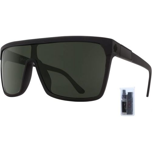  SPY FLYNN Square Sunglasses for Men + BUNDLE with Designer iWear Eyewear Kit