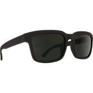 SPY Helm 2 Square Sunglasses, Sosi Matte Black-Hd Plus Gray Green Polar, One Size