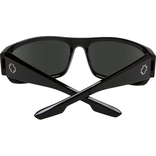  SPY Optic Piper, Rectangular Wrap Sunglasses, Color and Contrast Enhancing Lenses