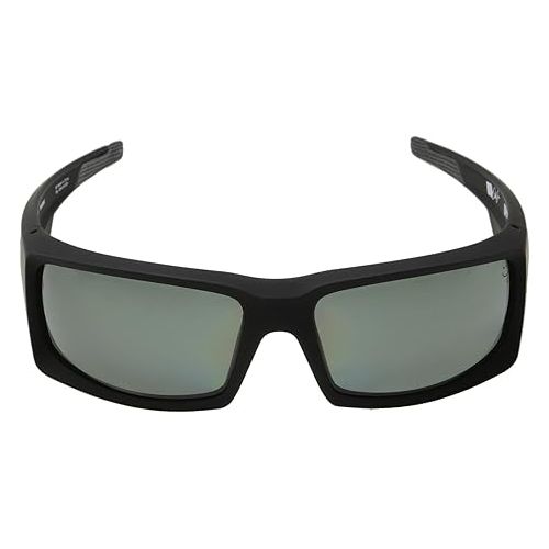  Spy Optic General Sunglasses Matte Black with Grey Green Polarized Lens + Hard Case