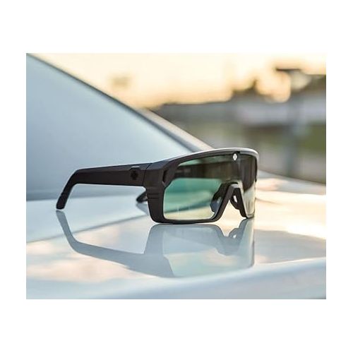  Spy Optic Monolith Sunglasses Matte Black w/Happy Grey Green Black Spectra Mirror Lens