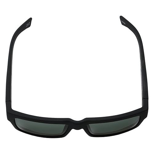  Spy Optic Montana Sunglasses Matte Black w/ Happy Grey Green Lens + Sticker