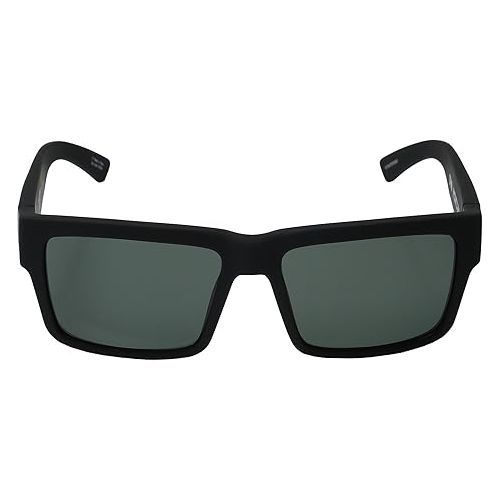  Spy Optic Montana Sunglasses Matte Black w/ Happy Grey Green Lens + Sticker