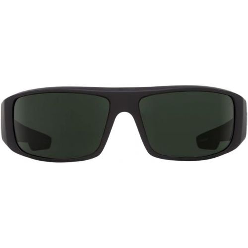  SPY OPTIC LOGAN MATTE BLACK POLARIZED PLASTIC SIGNATURE GREY LENS SUNGLASSES SHADES