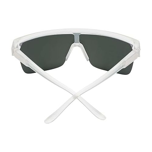  SPY Flynn 5050 Matte Crystal - HD Gry Grn w/Red Spectra Mirror