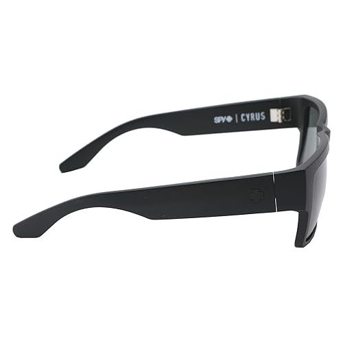  Spy Optic Cyrus Sunglasses Matte Black with Grey Green Lens + Spy Sticker