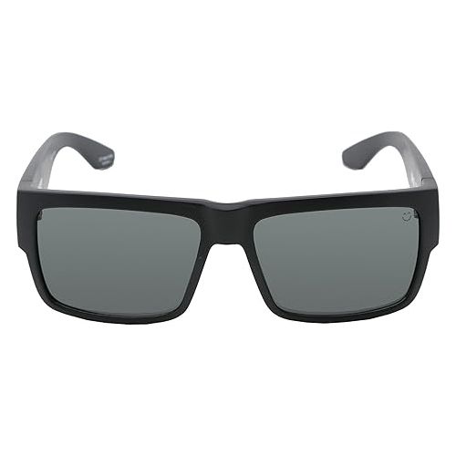  Spy Optic Cyrus Sunglasses Matte Black with Grey Green Lens + Spy Sticker