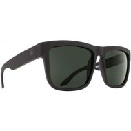 Spy Discord Sunglasses Soft Matte Black With HD Plus Grey Green Lens