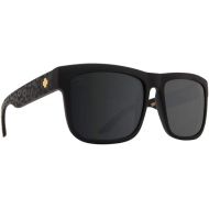 Spy Optic Discord Sunglasses Matte Black Leopard w/Happy Grey Green Silver Flash Lens + Sticker