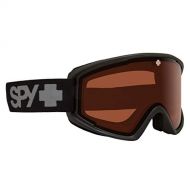 SPY Optic Crusher Elite Snow Goggle, Winter Sports Protective Goggles, Color and Contrast Enhancing Lenses, Matte Black - HD LL Persimmon Lenses