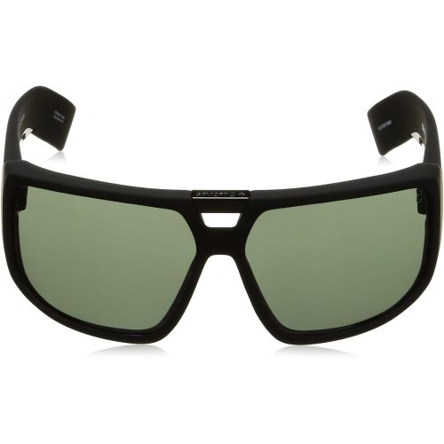  Spy Optic Touring Wrap Sunglasses, BlackHappy GrayGreen, 64 mm