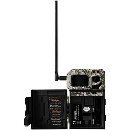  [아마존베스트]Spypoint Link Micro 4G Cellular Trail Camera with Batteries, Micro SD Card, and Mount (AT&T (USA))