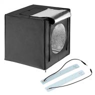 SQUARE PERFECT Square Perfect 16 Inch LED Photo Studio in A Box w/4 Color Backdrops Pro Quality