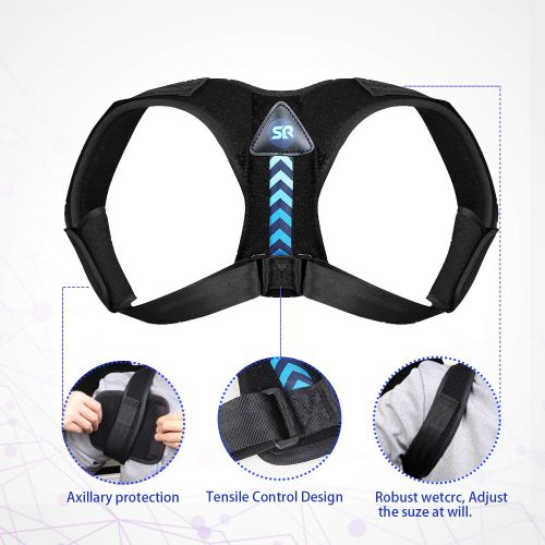  [아마존 핫딜]  [아마존핫딜]SR SUN ROOM Updated 2019 Version Perfect Adjustable Posture Corrector for Men and Women - Upper Back Brace...