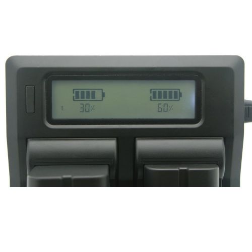  SR SUN ROOM NP FV50, NPFV50, NP FV70, NPFV70, NP FV100, NPFV100 Battery Charger Renheng Dual LCD Display Fast Charge Digital Camcorder Battery Charger for Sony FDR-AXP55,FDR-AX40,HDR-CX450