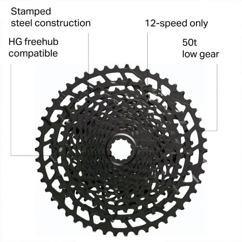  SRAM PG-1230 NX Eagle 12-Speed Cassette