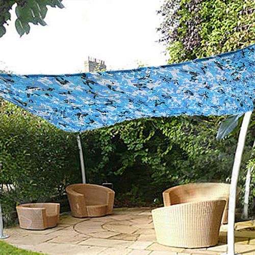  SS Net Camouflage net Camo net,Shade Netting,Sun Mesh,Camouflage Awnings,Sunscreen net,Insulation Net,Suitable for Protection Privacy Garden,Ocean Blue Color,Multiple Sizes