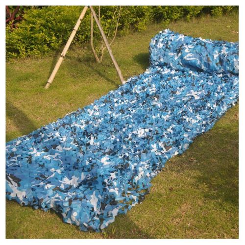  SS Net Camouflage net Camo net,Shade Netting,Sun Mesh,Camouflage Awnings,Sunscreen net,Insulation Net,Suitable for Protection Privacy Garden,Ocean Blue Color,Multiple Sizes