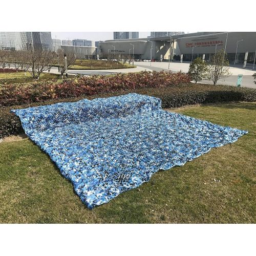  SS Net Camouflage net Camo net,Shade Netting,Sun Mesh,Camouflage Awnings,Sunscreen net,Insulation Net,Suitable for Protection Privacy Garden,Ocean Blue Color,Multiple Sizes