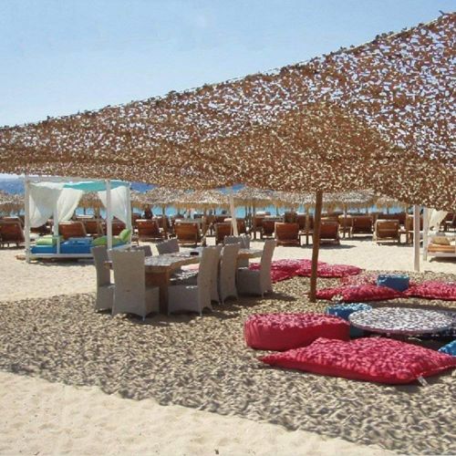  SS Net Camouflage net Camo Shade Sun Netting Sunscreen Mesh Sunshade Tent,Suitable for Photography Decoration Garden,Desert Brown