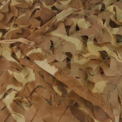  SS Net Camouflage net Camo Shade Sun Netting Sunscreen Mesh Sunshade Tent,Suitable for Photography Decoration Garden,Desert Brown