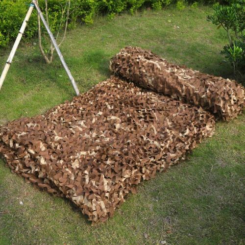  SS Net Camouflage net Camo Shade Sun Netting Sunscreen Mesh Sunshade Tent,Suitable for Photography Decoration Garden,Desert Brown