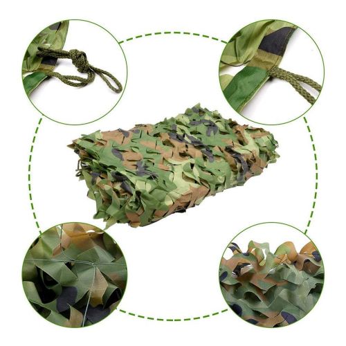  SS Net Camouflage net Camouflage Net Sunscreen Net Suitable for Indoor Photography Decorative Garden Woodland Oxford Cloth Camouflage Green Multiple Sizes