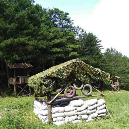  SS Net Camouflage net Camouflage Net, Camouflage Car Shade Net for Outdoor Childrens Photography Military Hunting Camping Green (Multi-Size Optional)