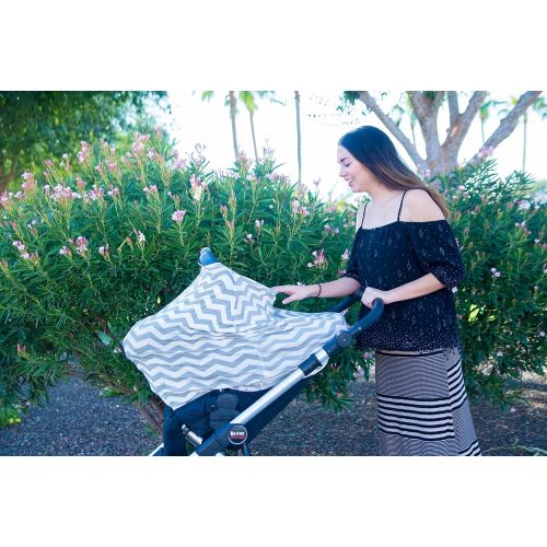  SS STYLES II Styles II Nursing Cover Set - Car Seat Canopy, Shopping Cart, High Chair, Stroller & Carseat Cover for Boys & Girls - Multi Use Breastfeeding Cover - Includes Nursing Cover, Bib &