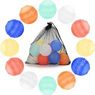 Reusable Water Balloons, 12 Pack Non-magnetic Silicone Refillable Water Balls for Kids Adults, Quick Fill Self Sealing Water Bomb Splash Ball Summer Toy for Boy Girl Pool Beach Outdoor Games Bath