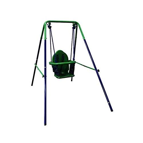  SSCBD Safety Swing Chair for Toddler and Baby - Indoor Or Outdoor Use - Portable and Fully Foldable for Easy Storage Or Travel - Quick and Easy to Assemble - Adjustable Height  Great Ki