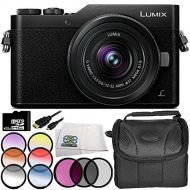 SSE Panasonic Lumix DC-GX850 Micro Four Thirds Mirrorless Camera with 12-32mm Lens (Black) 7PC Accessory Bundle  Includes 32GB MicroSD Memory Card + MORE