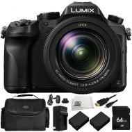 SSE Panasonic Lumix DMC-FZ2500 Digital Camera 8PC Kit - Includes 64GB SD Memory Card, 2 Replacement Batteries, Carrying Case, MORE