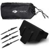 DJI Mavic Pro Beginner Accessory Kit - Includes 2x Pairs DJI Quick Release Folding Propellers for Mavic Drone + DJI Aircraft Sleeve + DJI Monitor Hood for Remote Controlle