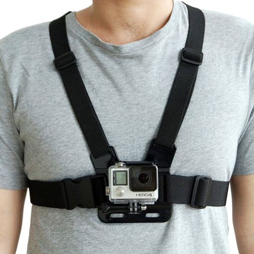  SSE Adjustable Chest Mount Harness for GoPro Cameras - One Size Fits Most, Chest Mount Designed for GoPro Hero Camera - Perfect for Extreme Sports