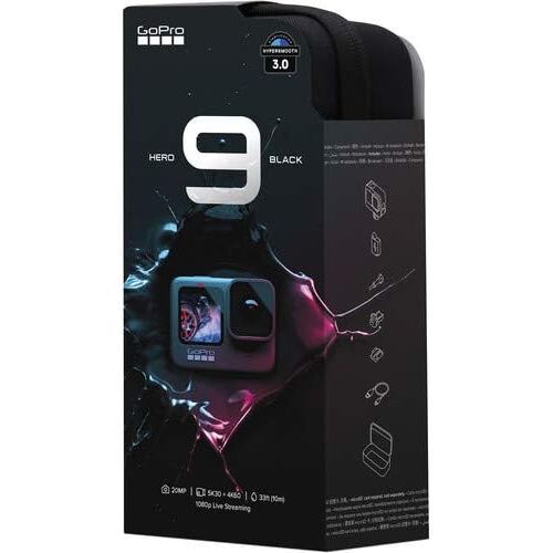  SSE GoPro HERO9 Hero 9 Black Action Camera with The Advanced Accessory Bundle - Includes: 2X Spare Rechargeable Li-Ion Batteries + Underwater Housing & Much More