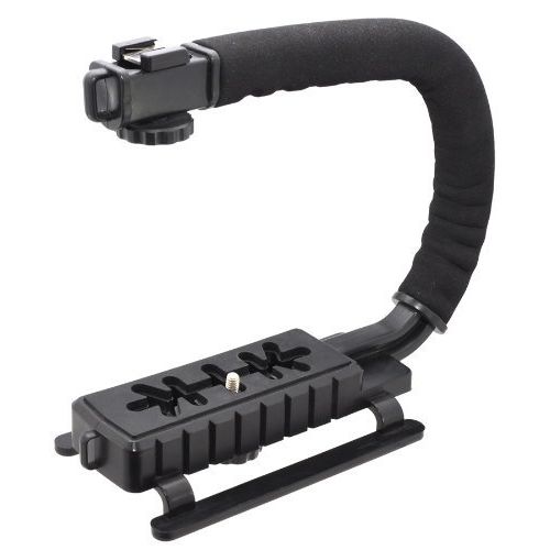  SSE Professional LED Video Light & Stabilizing Grip Package for JVC Everio GZ-MC100, MC200, MC500 Microdrive Camcorders